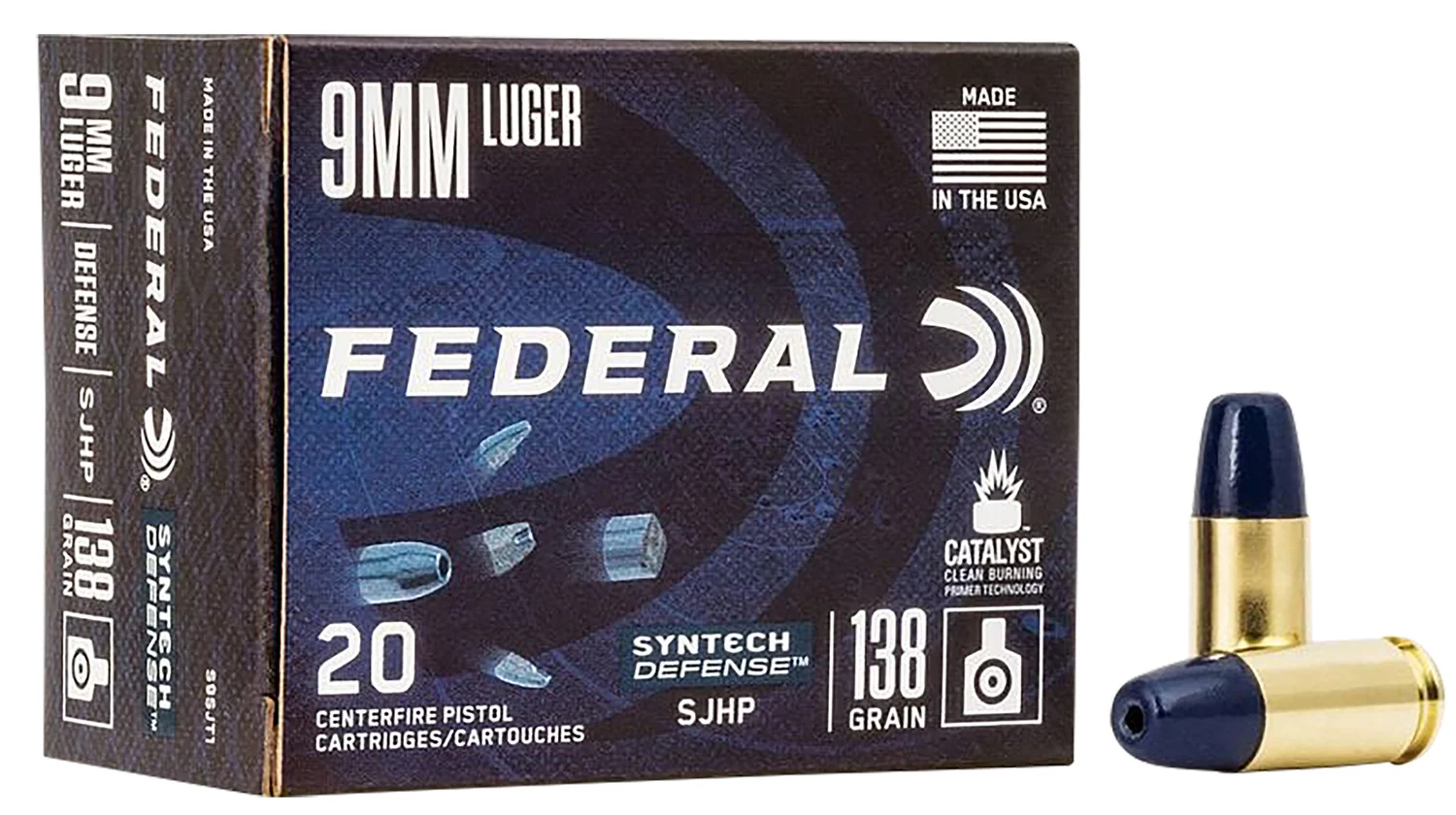 federal 9mm Luger 138gr – 20rd