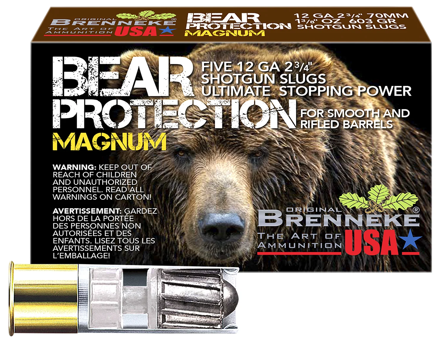 brenneke 12 Gauge SLUG – 5rd