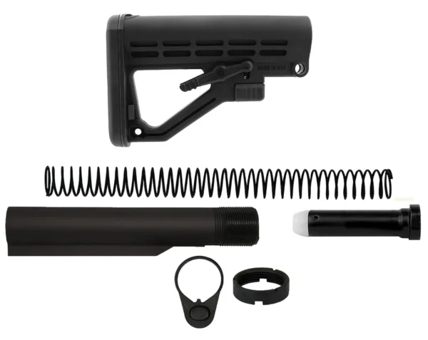 TacFire MAR050B Mil-Spec Buffer Tube  Black Matte AR-15