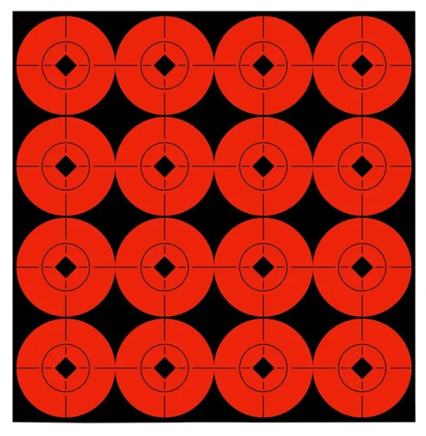 Birchwood Casey 33904 Target Spots  Self-Adhesive Paper Black/Orange 1.5" Bullseye 160 Pack