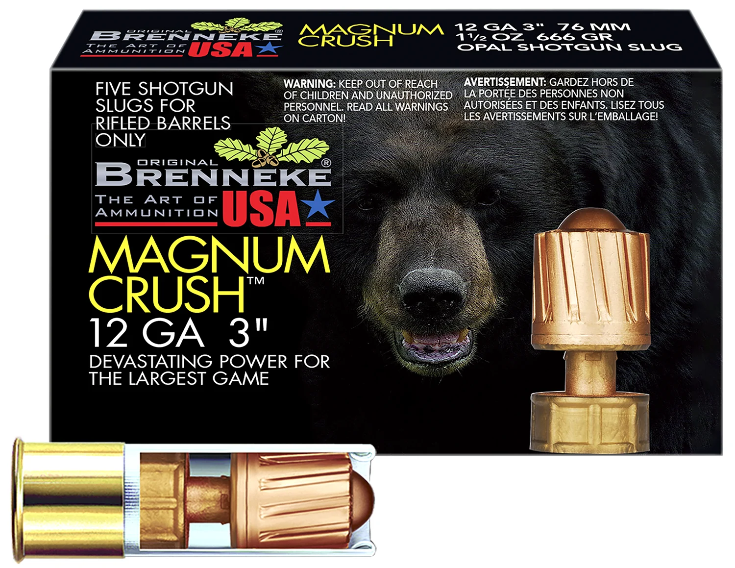 brenneke 12 Gauge SLUG – 5rd