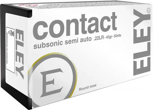 eley .22 LR 42gr SUBSONIC – 50rd