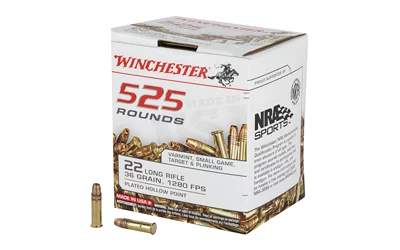 Win .22 LR 36gr HP Brass – 525rd