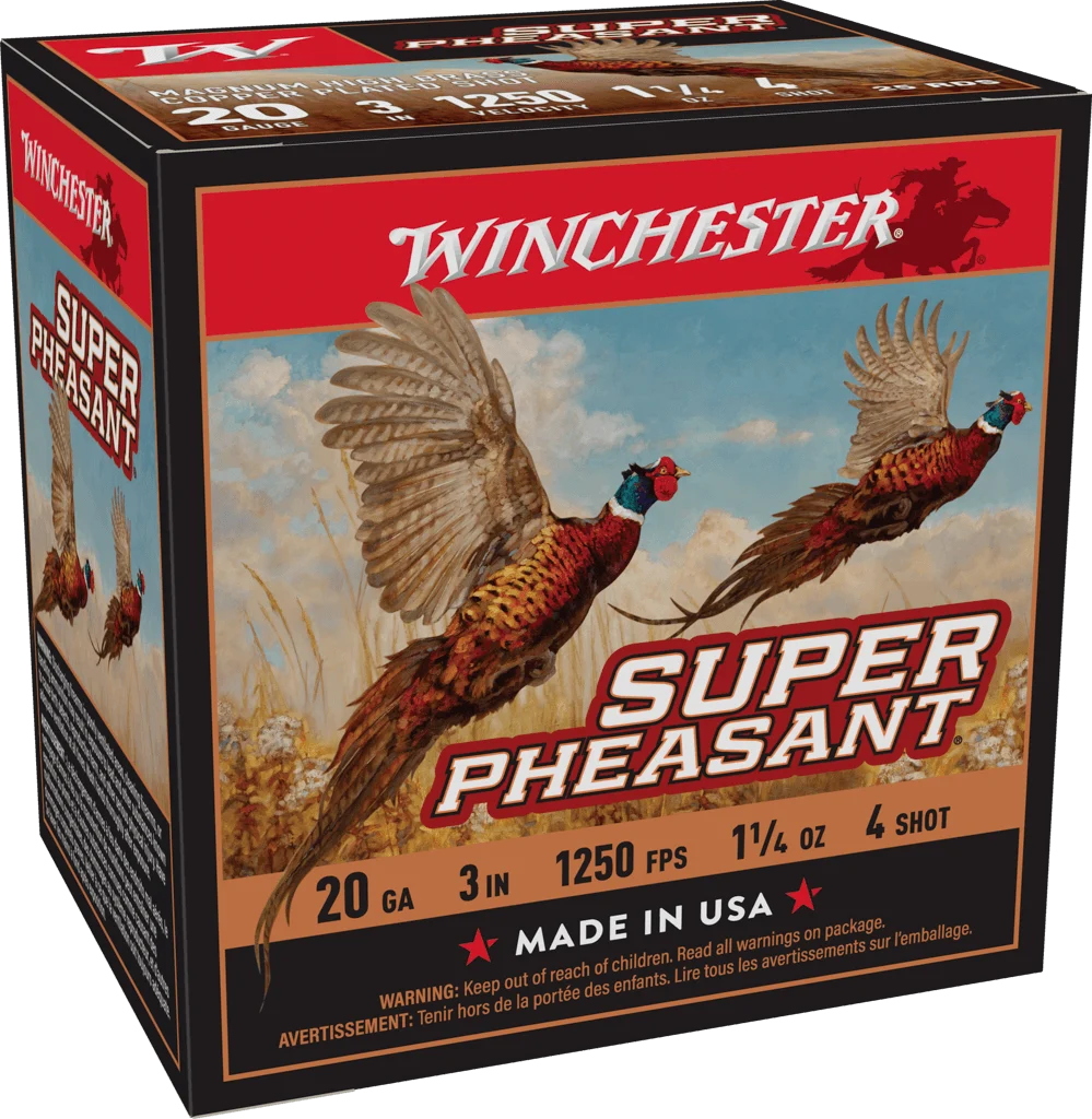 20GA 3″ #4 1-1/4OZ 1250FPS 25RDS